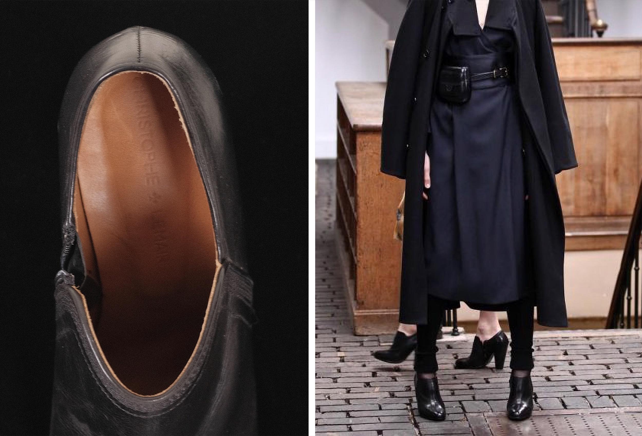 Christophe Lemaire - Bottines noires automne-hiver 2013/14 Taille 39 5