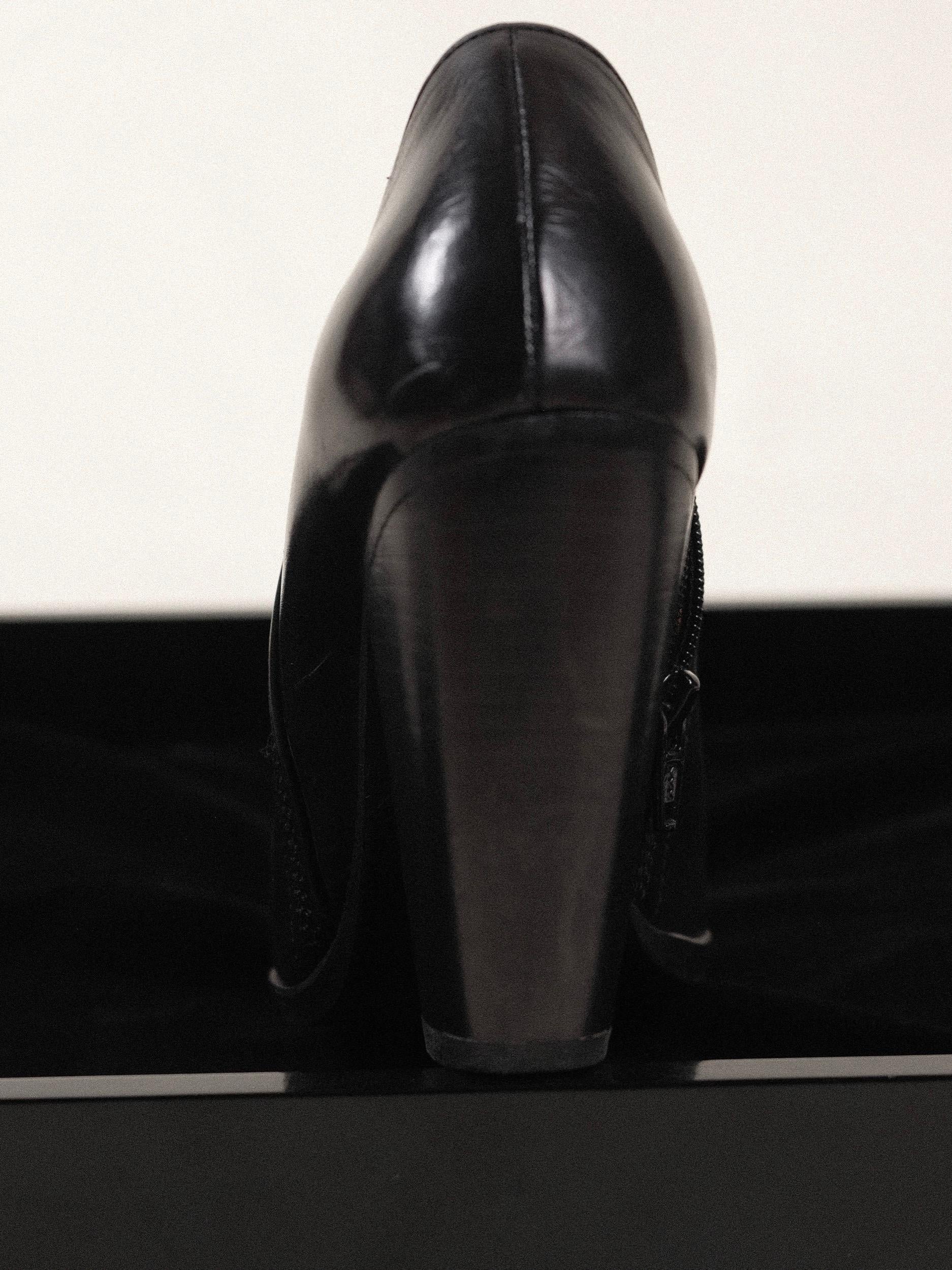 Christophe Lemaire - Bottines noires automne-hiver 2013/14 Taille 39 1