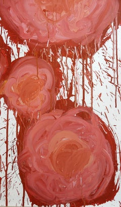 "Herbstmohn" 54x38" Acryl auf schwerem Rag-Papier