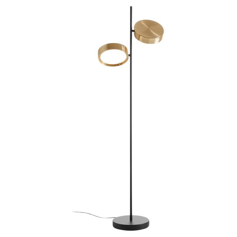 Christophe Pillet Floor Lamp Berlin 323 Anodic Brass by Oluce