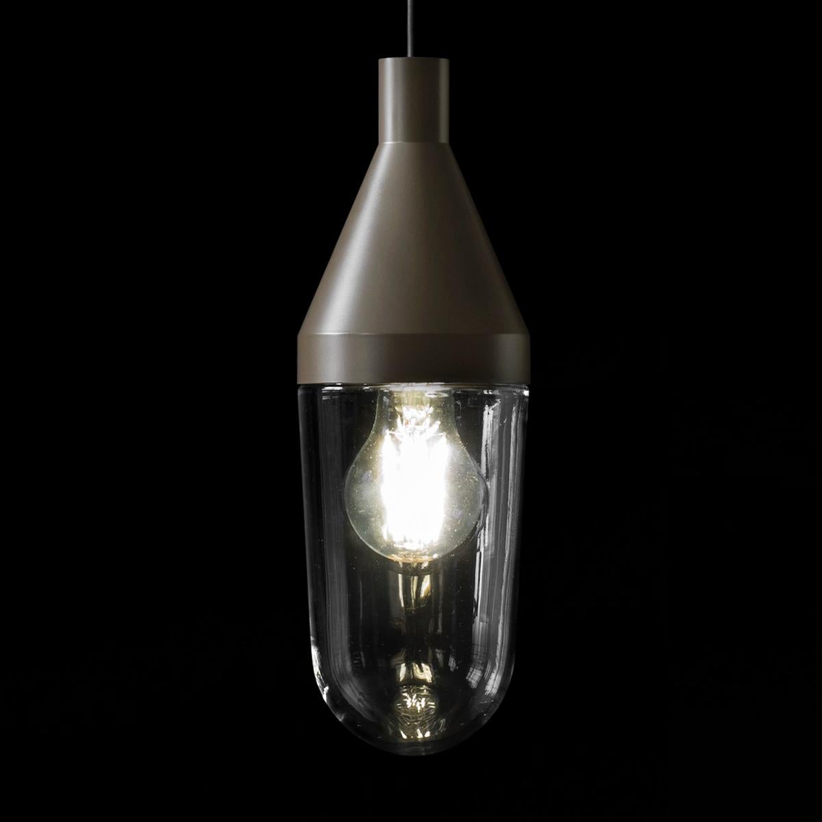 Italiano Set di tre lampade a sospensione 'Niwa' Beige Grey di Christophe Pillet by Oluce in vendita