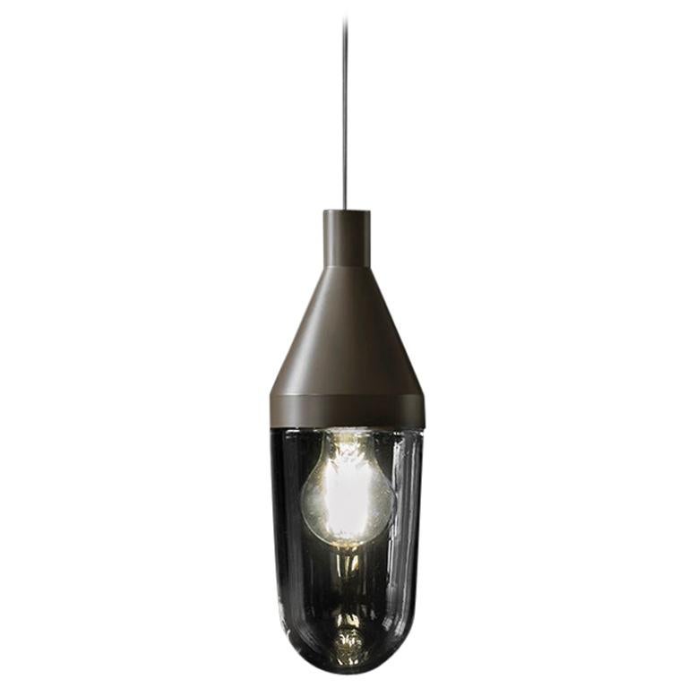 Christophe Pillet Suspension Lamp 'Niwa' Beige Grey by Oluce For Sale