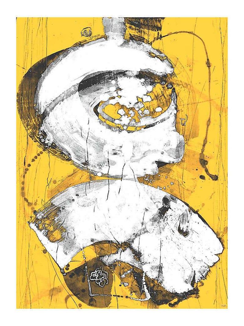 Christophe Tissot Abstract Print - "Mangeur d'orange"