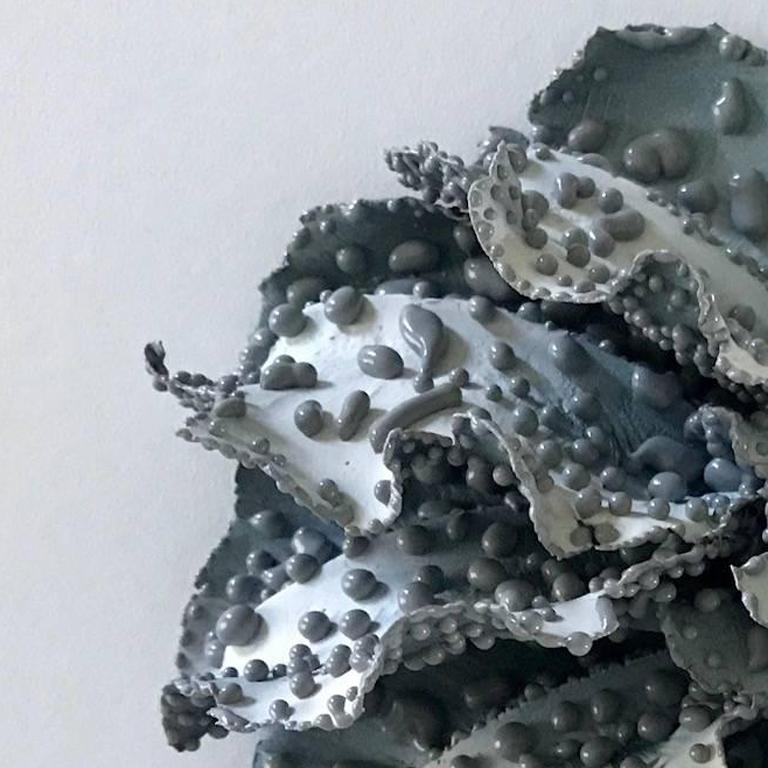 Christopher Adams, Untitled, biomorphic flora-like ceramic sculpture, 2017 1