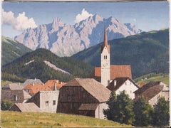 Christopher Alers Hankey (1911-2000) - 20th Century Oil, Alpine Town