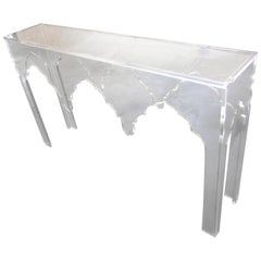 "Maroc" Lucite Console Table