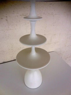 Christopher Anthony Ltd. "Metro" Table Lamp in Waxed Gesso Finish