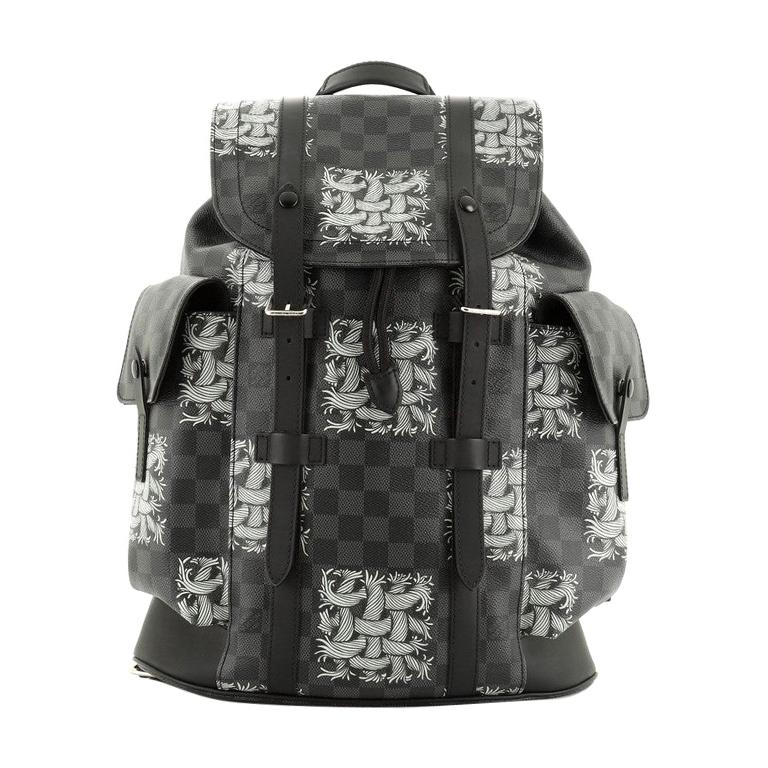 Christopher Backpack Limited Edition Nemeth Damier Graphite PM at 1stdibs