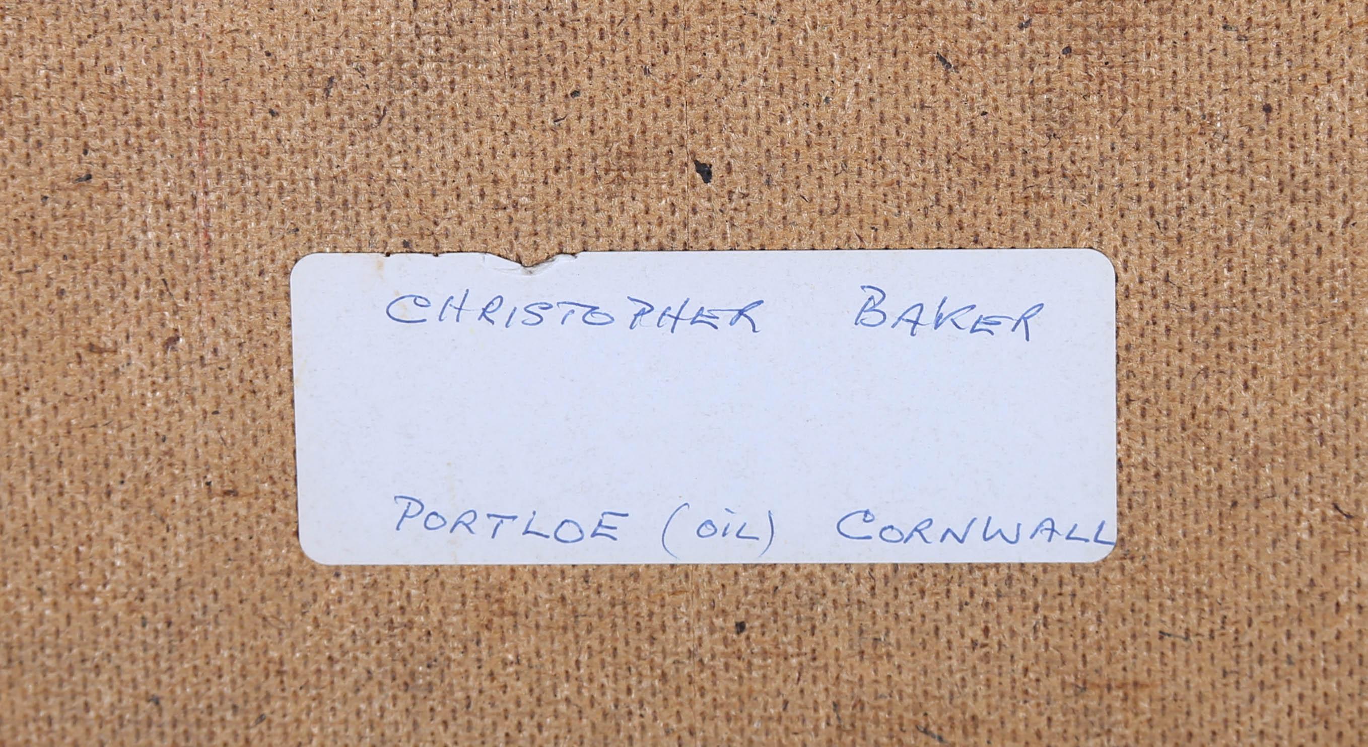 Christopher Baker - Huile du XXe siècle, Portloe, Cornouailles 3