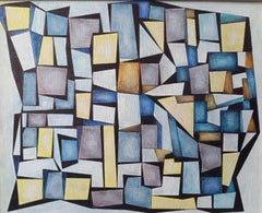 Abstract I.  Pittura ad olio astratta contemporanea