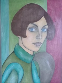 "Beryl"  Contemporary Figurative Oil Painting