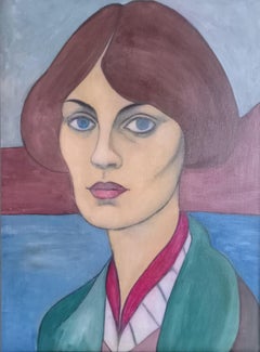 "Bridgett"  Contemporary Figurative Oil Painting