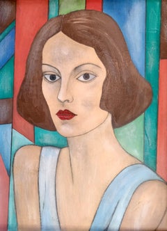 "Mila"  Pittura ad olio figurativa contemporanea