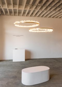 Christopher Boots, "Prometheus I+II", scultura di luce (450, quarzo chiaro), 2011