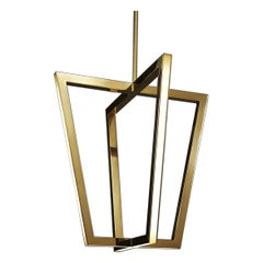 Christopher Boots, „Quadrix“, Pendelleuchte (Brass)