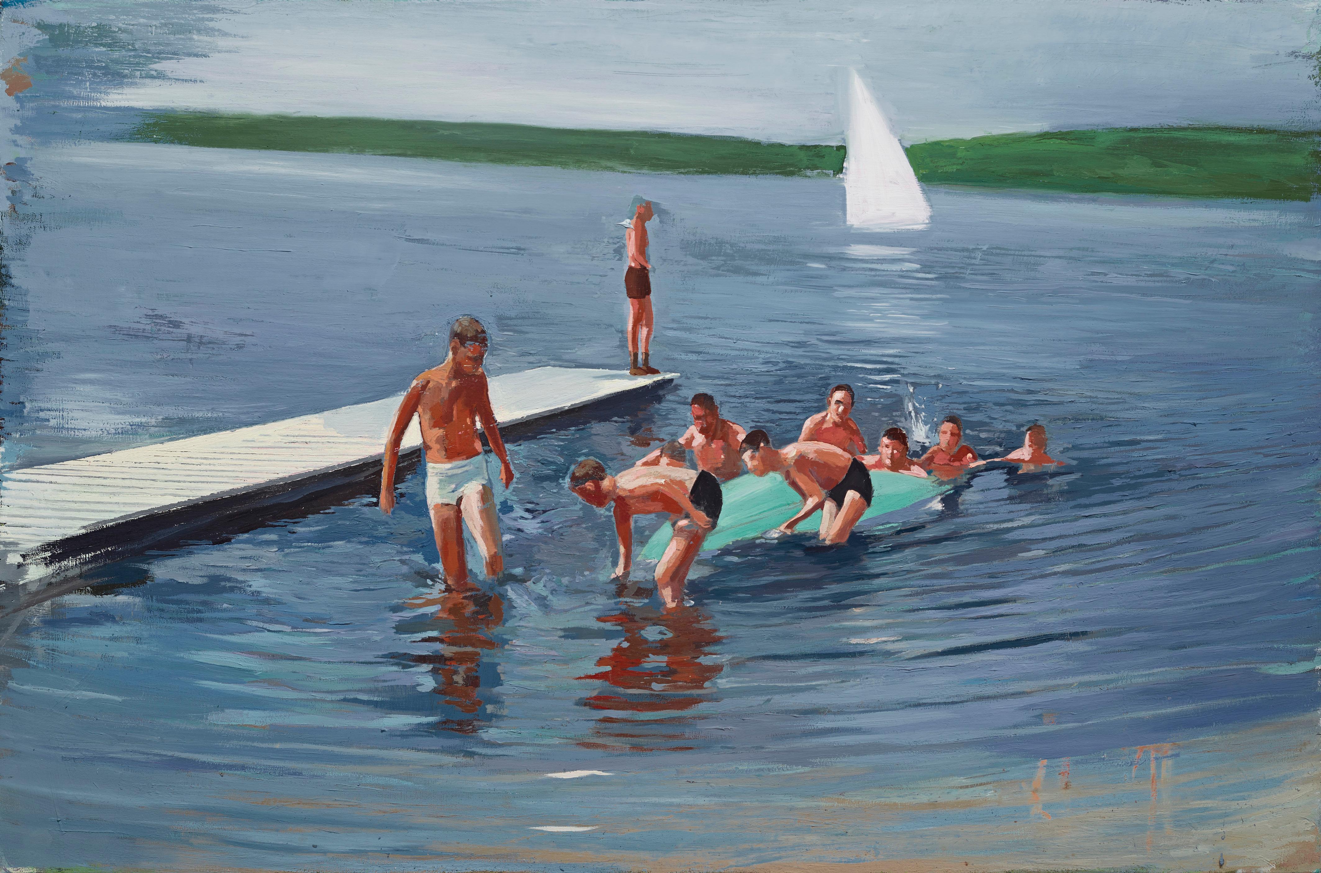 Water Safety - Painting by Christopher Brown