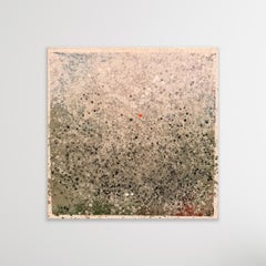 Un Hiver Enchante - Peinture à l'huile contemporaine représentant un paysage abstrait