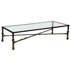 Christopher Chodoff “Etruscan” Bronze and Glass Coffee Table