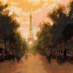 "Story of Paris Vol 2, no 15", Oil Painting
