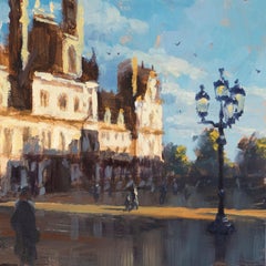 "Story of Paris Vol 2, no 4", Oil Painting