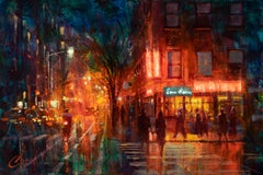 "New York City, Corner 1" Oil Painting