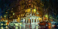 "New York, angolo 2" Pittura a olio