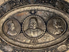 Cristóbal Colón y los reyes de España, Año: 1900, Estilo: Arte  Nouveau