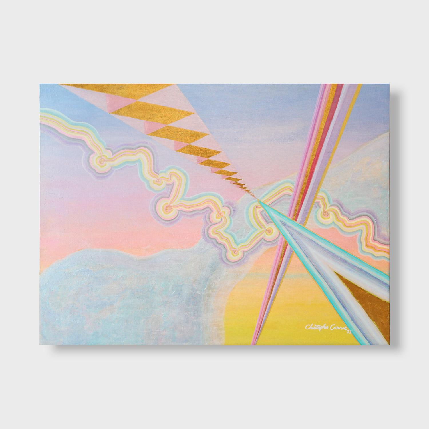 Peinture abstraite colorée, Antimatter Experiments - Painting de Christopher Conroe