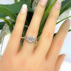 Christopher Designs CRISSCUT Diamante L'Amour Anillo de compromiso 1,75 tcw 18kt WG