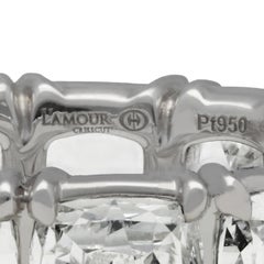 Christopher Designs Platinum L'amour '5.76 Ct' Diamond Eternity Band