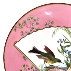 Christopher Dresser Aesthetic movement Japonism style Pink Minton Plate 1876