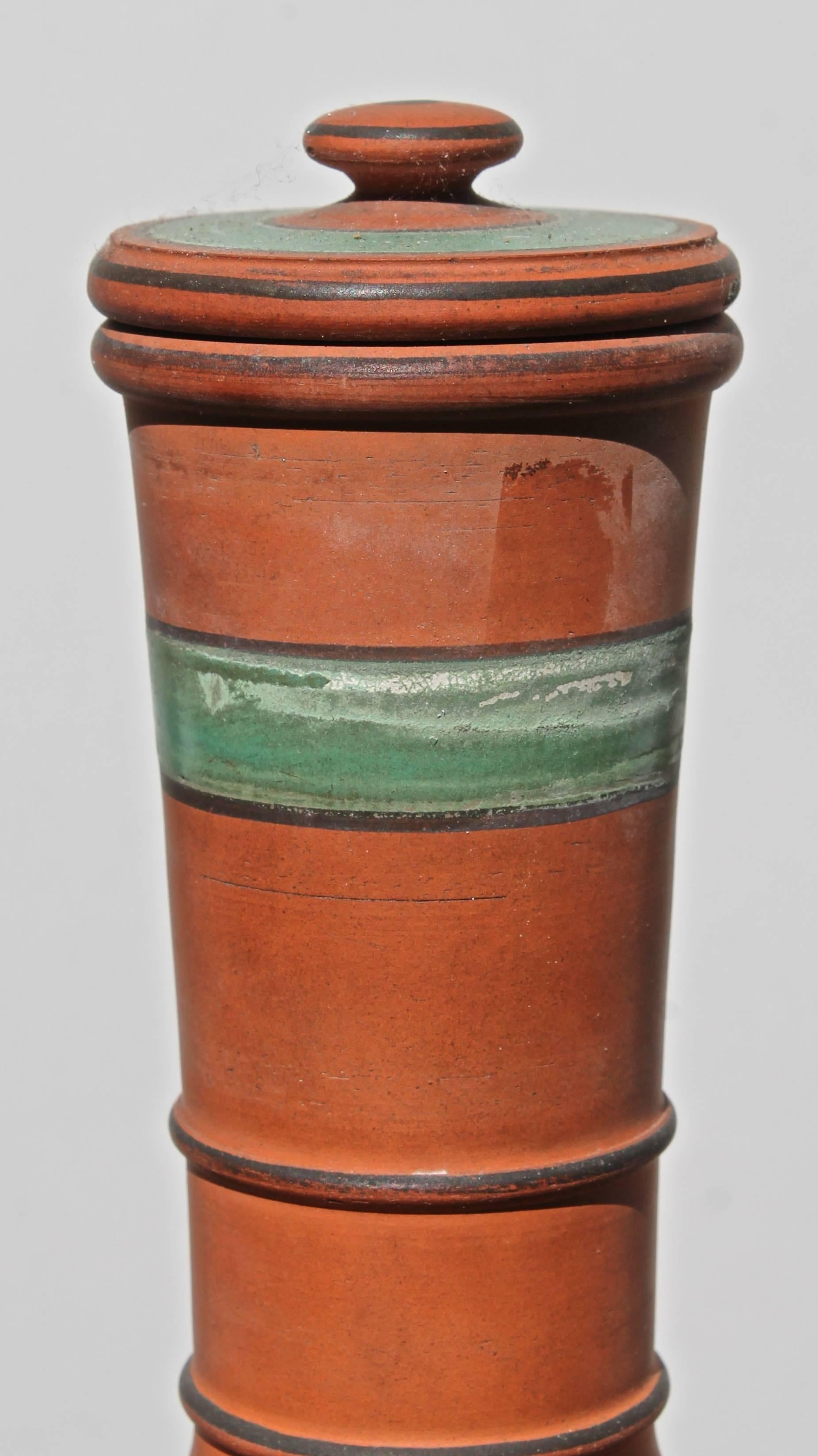 Hand-Crafted 'Christopher Dresser' Aesthetic Movement Watcombe Torquay Geiko Plate & Carafe