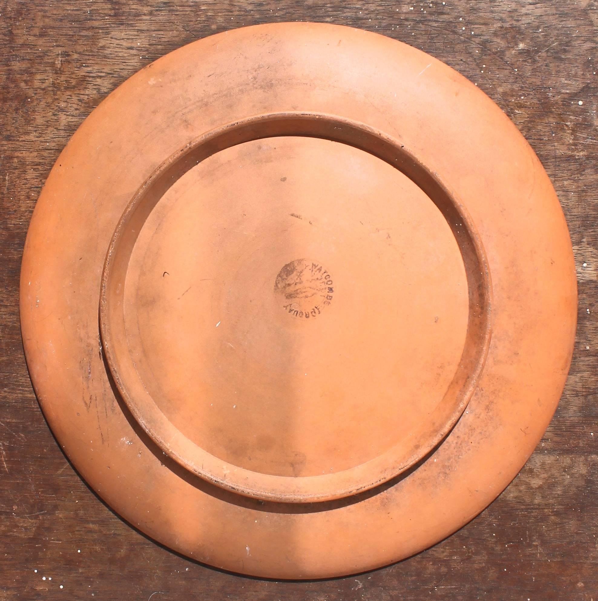 Ceramic 'Christopher Dresser' Aesthetic Movement Watcombe Torquay Geiko Plate & Carafe