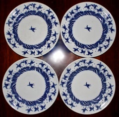 Christopher Dresser Design Minton's 4 Dinner Plates