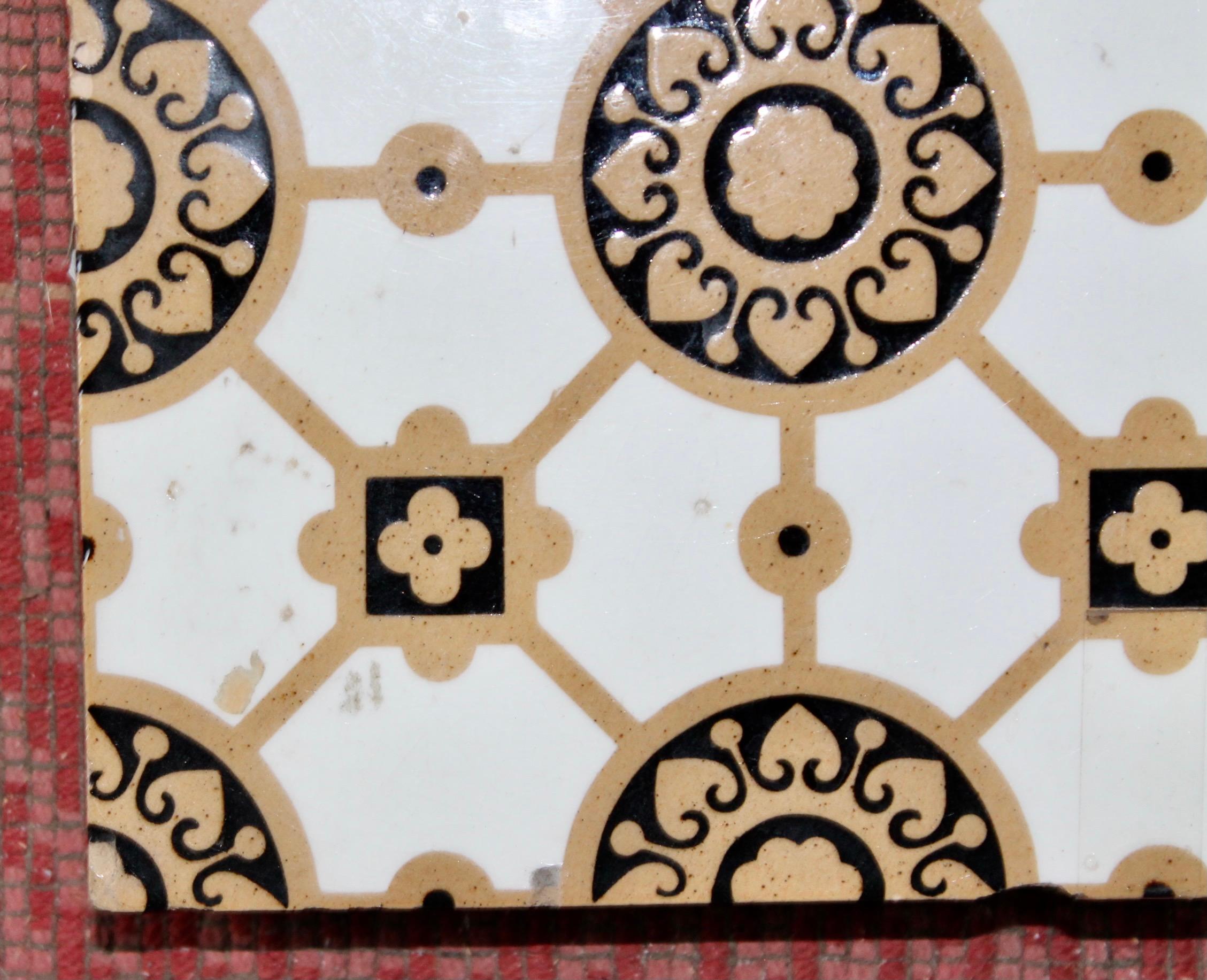 Cuit Christopher Dresser Designs Minton & Co. Carreaux encaustiques en vente