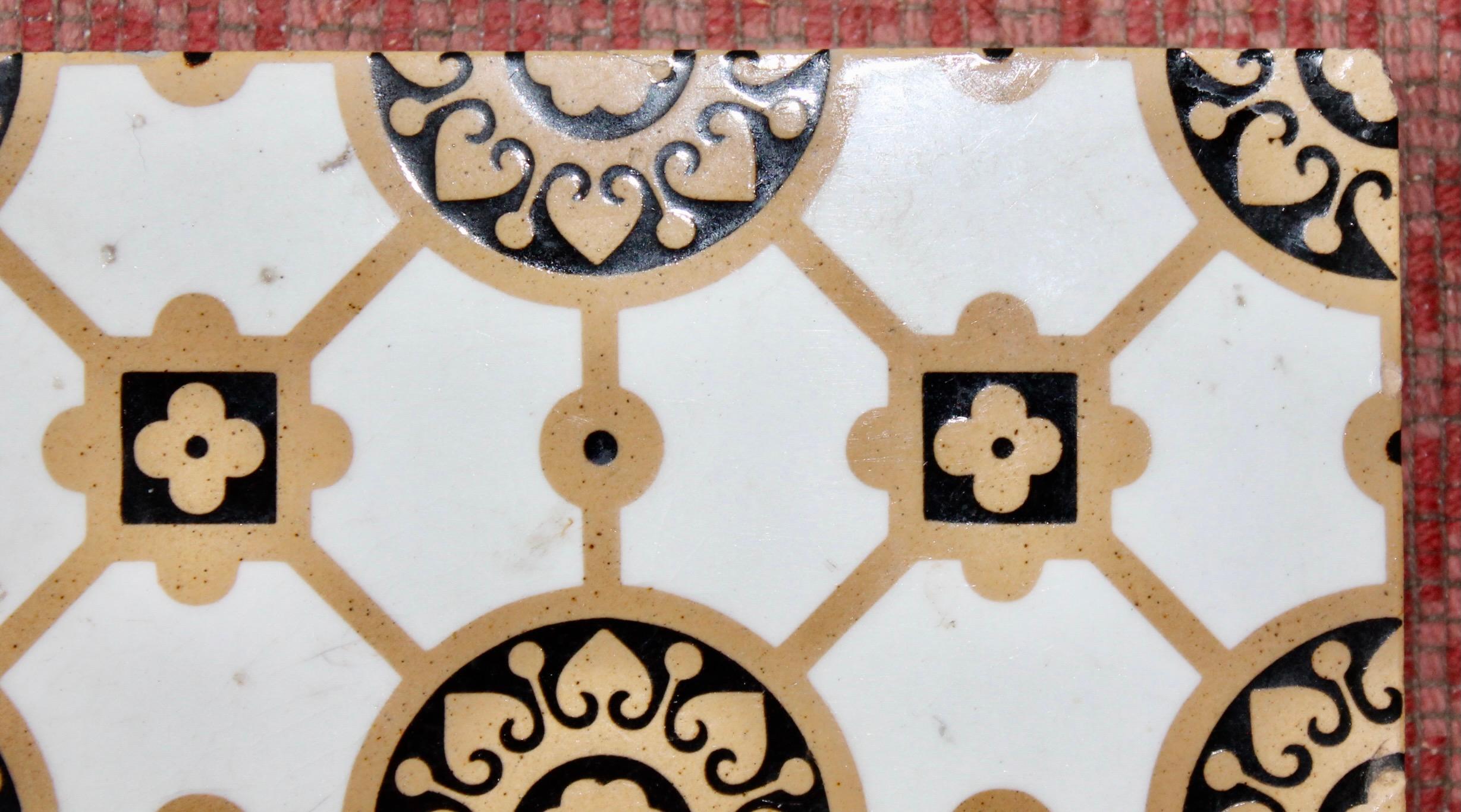 XIXe siècle Christopher Dresser Designs Minton & Co. Carreaux encaustiques en vente