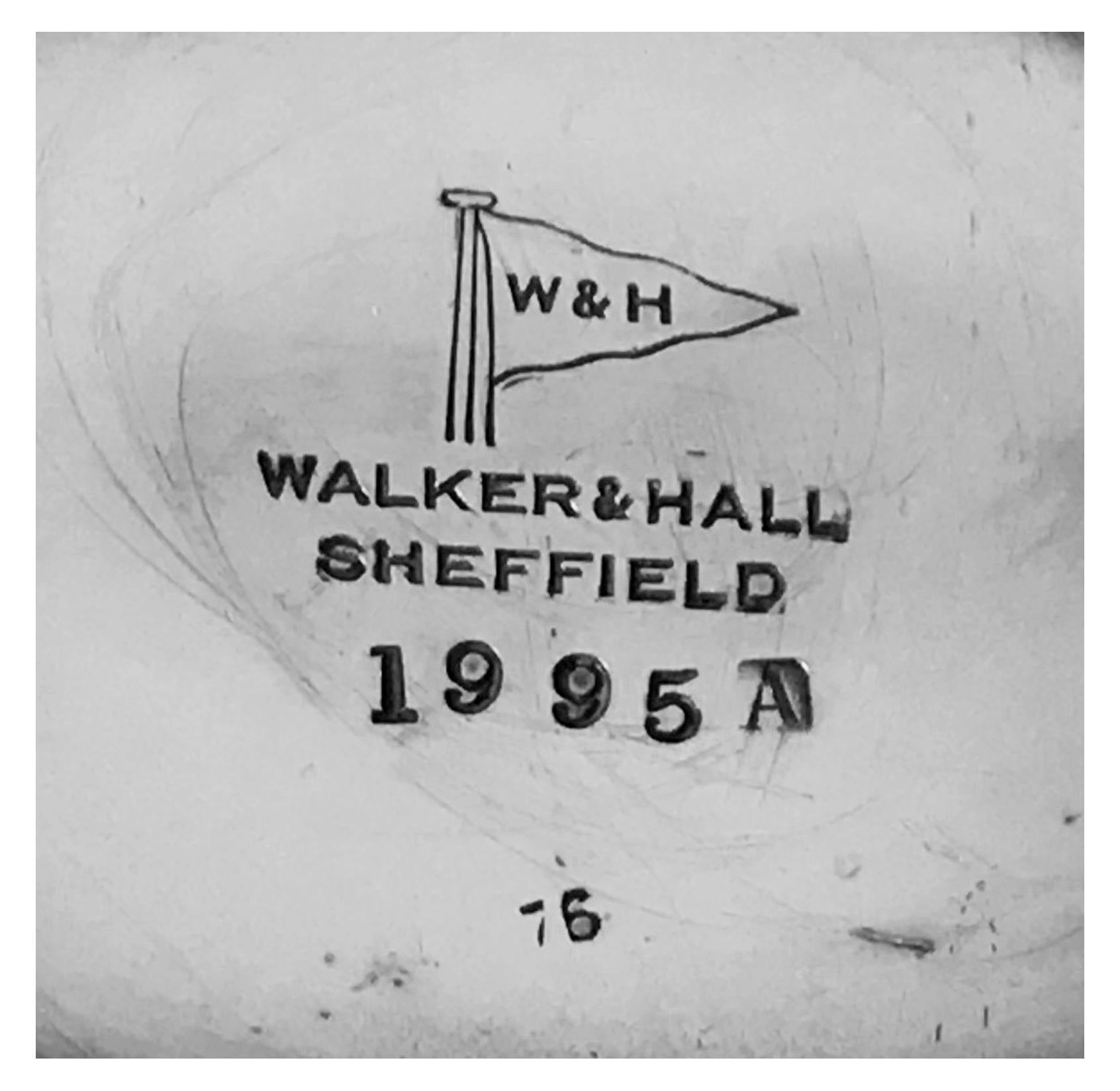19th Century Christopher Dresser Designed Silver Plate Scuttle, circa 1890, Walker & Hall