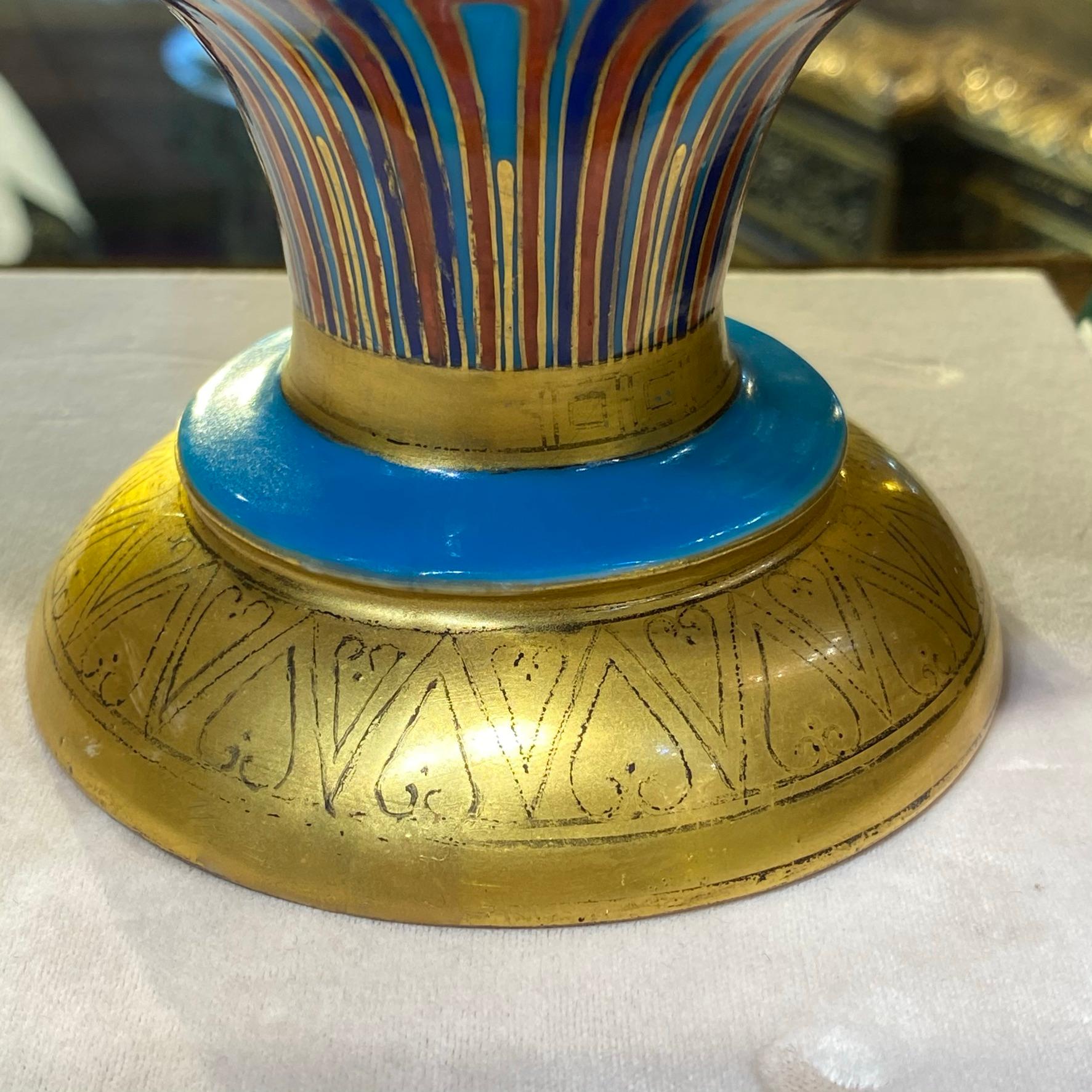 Vases en faux cloisonné Christopher Dresser pour Mintons en vente 8
