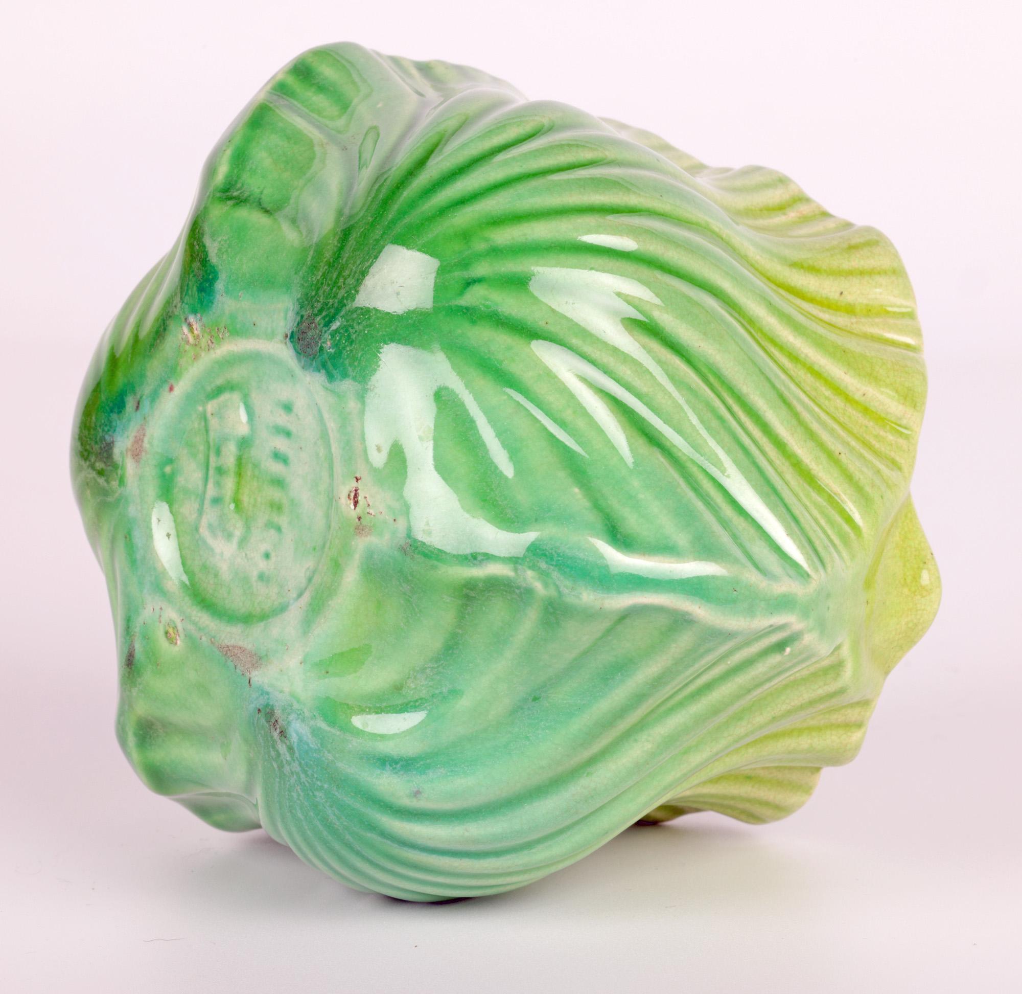 Christopher Dresser for Ault Arts & Crafts Green Bud Shaped Vase For Sale 3