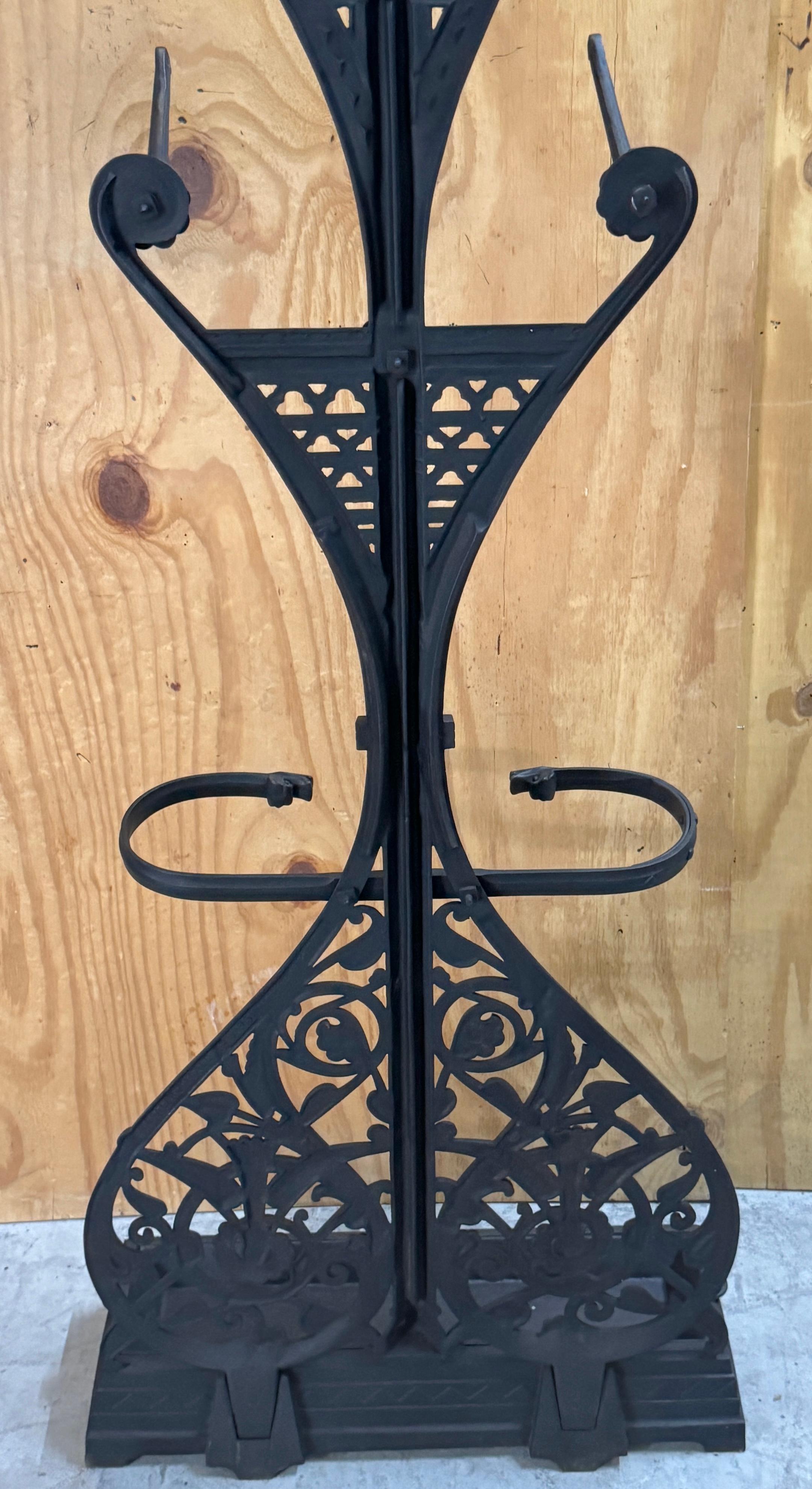 Christopher Dresser für Coalbrookdale, Cast Iron Aesthetic Movement Hall Stand im Angebot 8