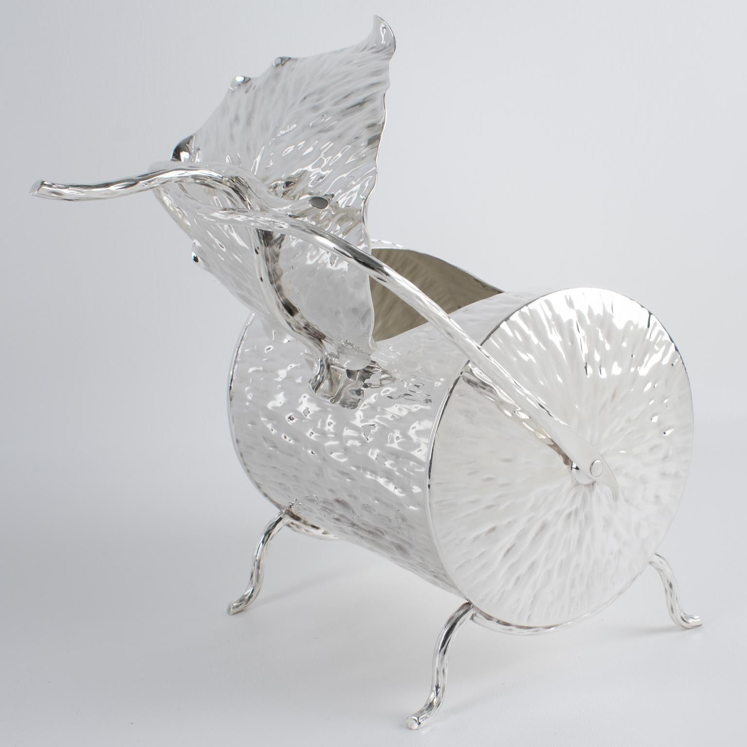Christopher Dresser for Hukin and Heath Silver Plate Candy Box, circa 1880 For Sale 7
