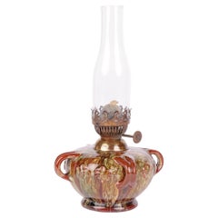 Lámpara de aceite Christopher Dresser para Linthorpe Loop Handled Art Pottery