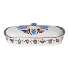 Christopher Dresser for Minton Pottery Lidded Bathroom Box, 1881