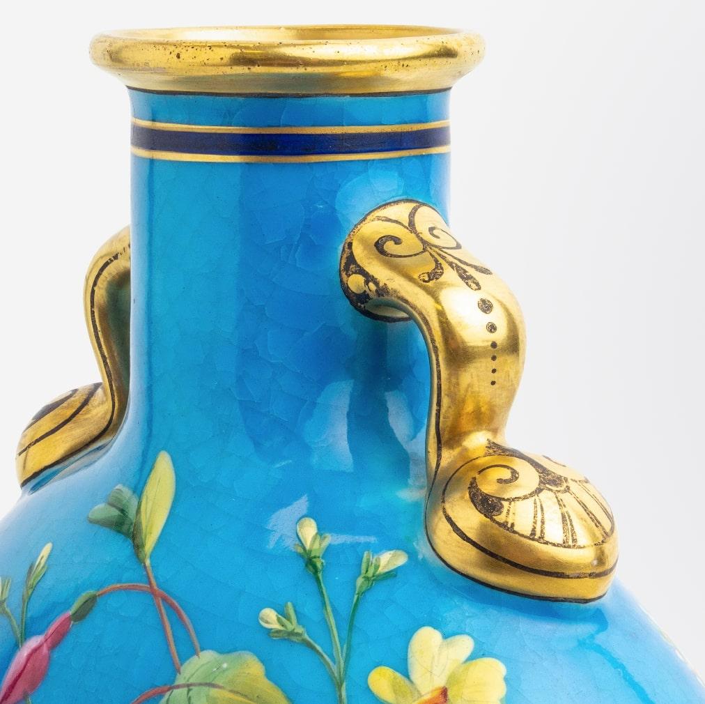Fin du XIXe siècle Vase en forme de flacon de lune de Christopher Dresser, vers 1870 en vente