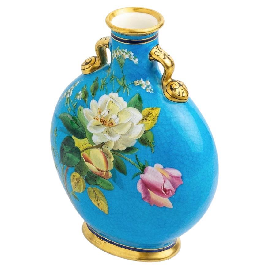Christopher Dresser Moon Flask Vase, circa 1870s For Sale
