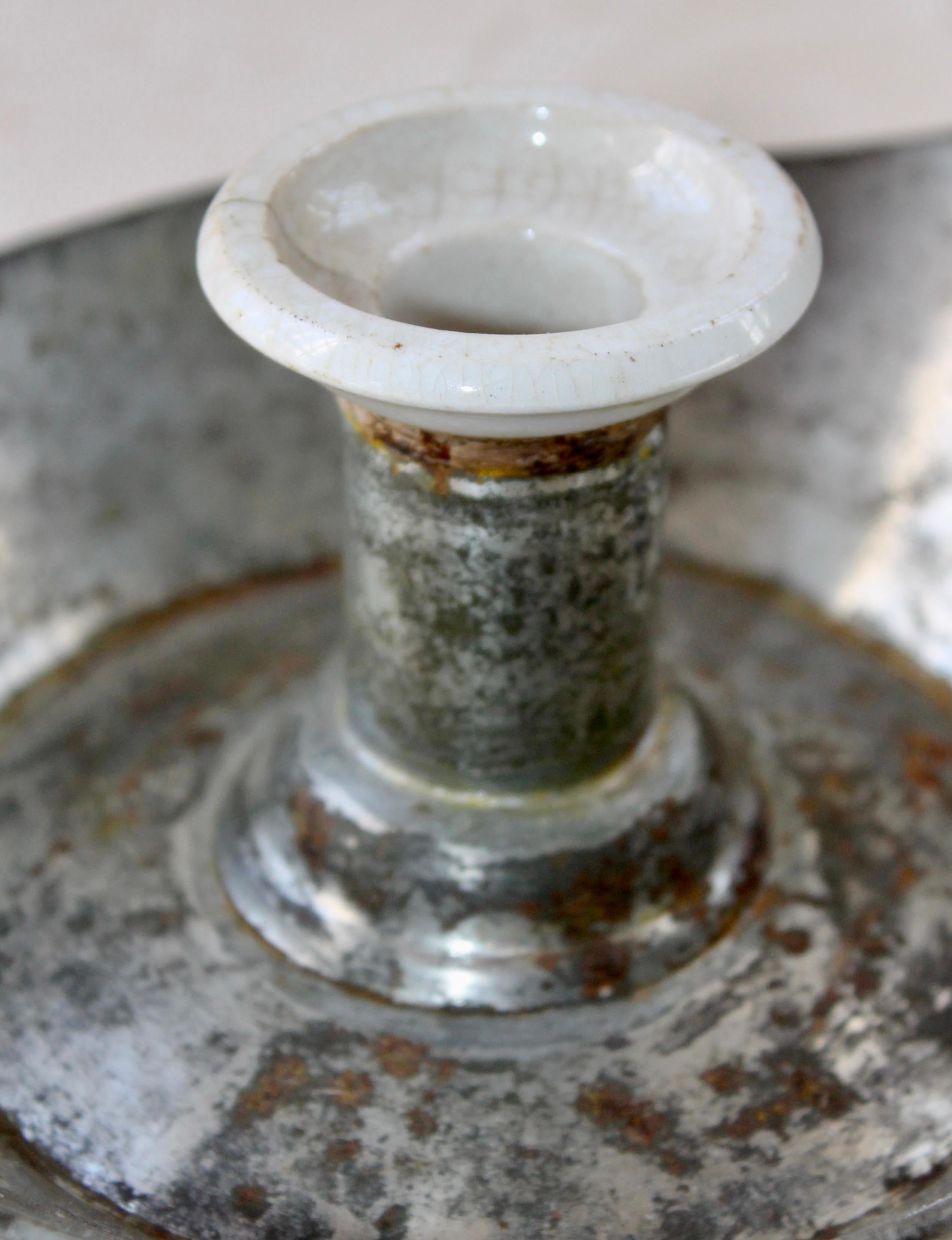 Christopher Dresser Perry & Son Aesthetic Movement Candleholder In Good Condition For Sale In Sharon, CT