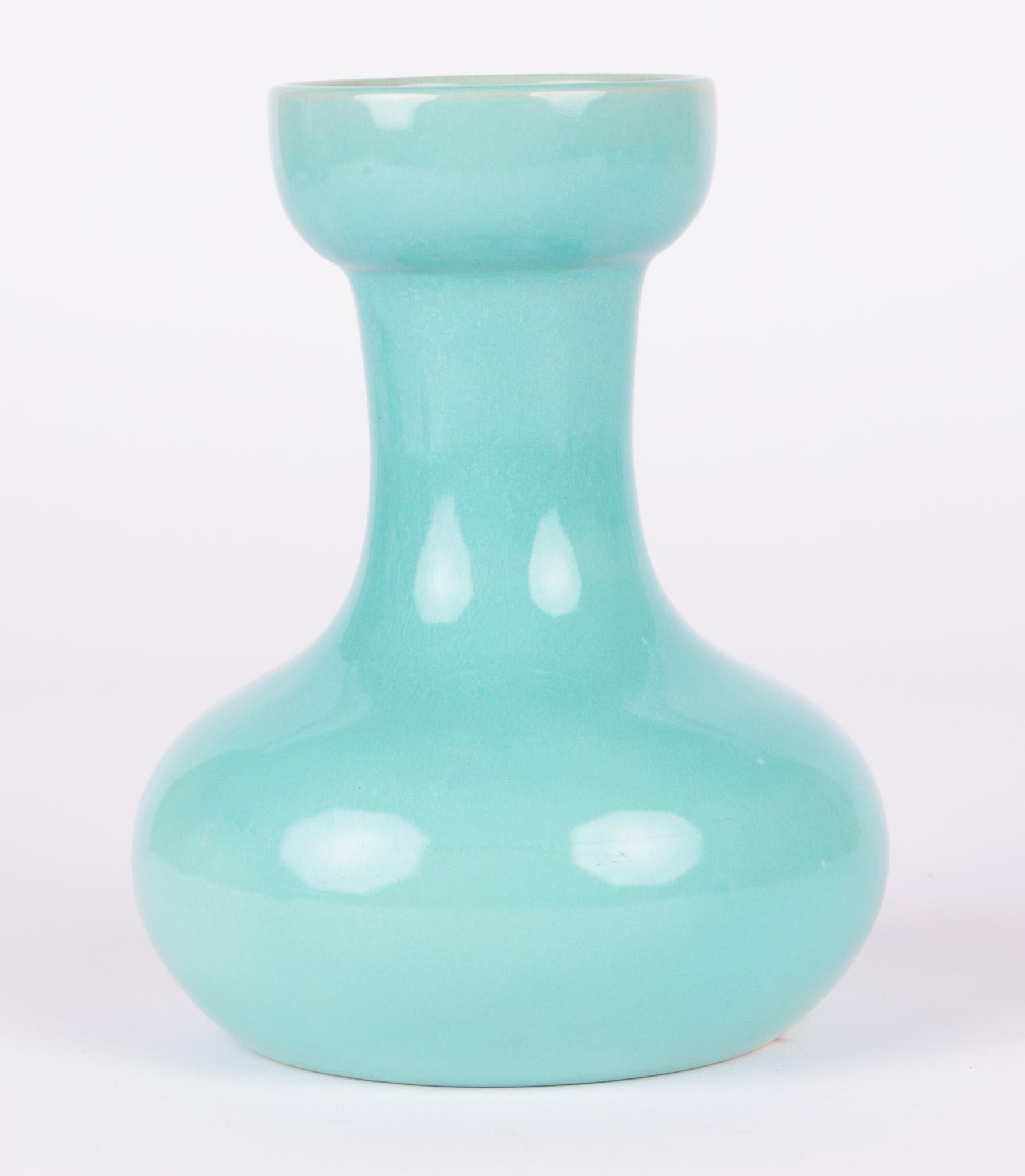 Christopher Dresser Samuel Lear Majolica Glazed Art Pottery Vase In Good Condition In Bishop's Stortford, Hertfordshire