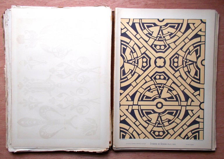 studies in design christopher dresser Illustration from 'Studies in Design' by Christopher Dresser, Published in  1876 (Colour Litho)