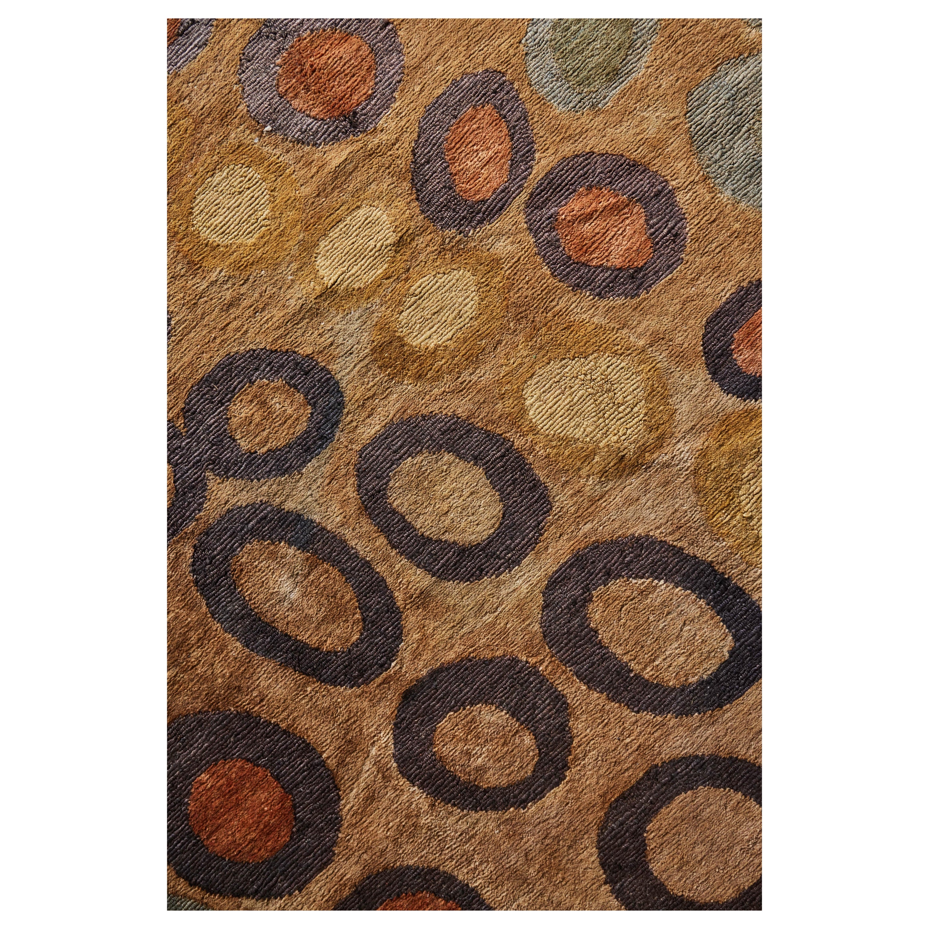 Christopher Farr - Hand Knotted Handspun Jute Rug - Vulcania 12
 x 16
 For Sale