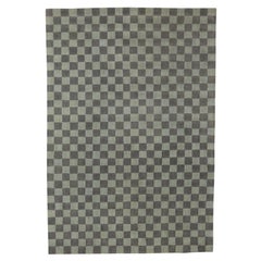 Christopher Farr - Hand Tufted Handspun Wool - Modern Check 7'4" x 10'4" 